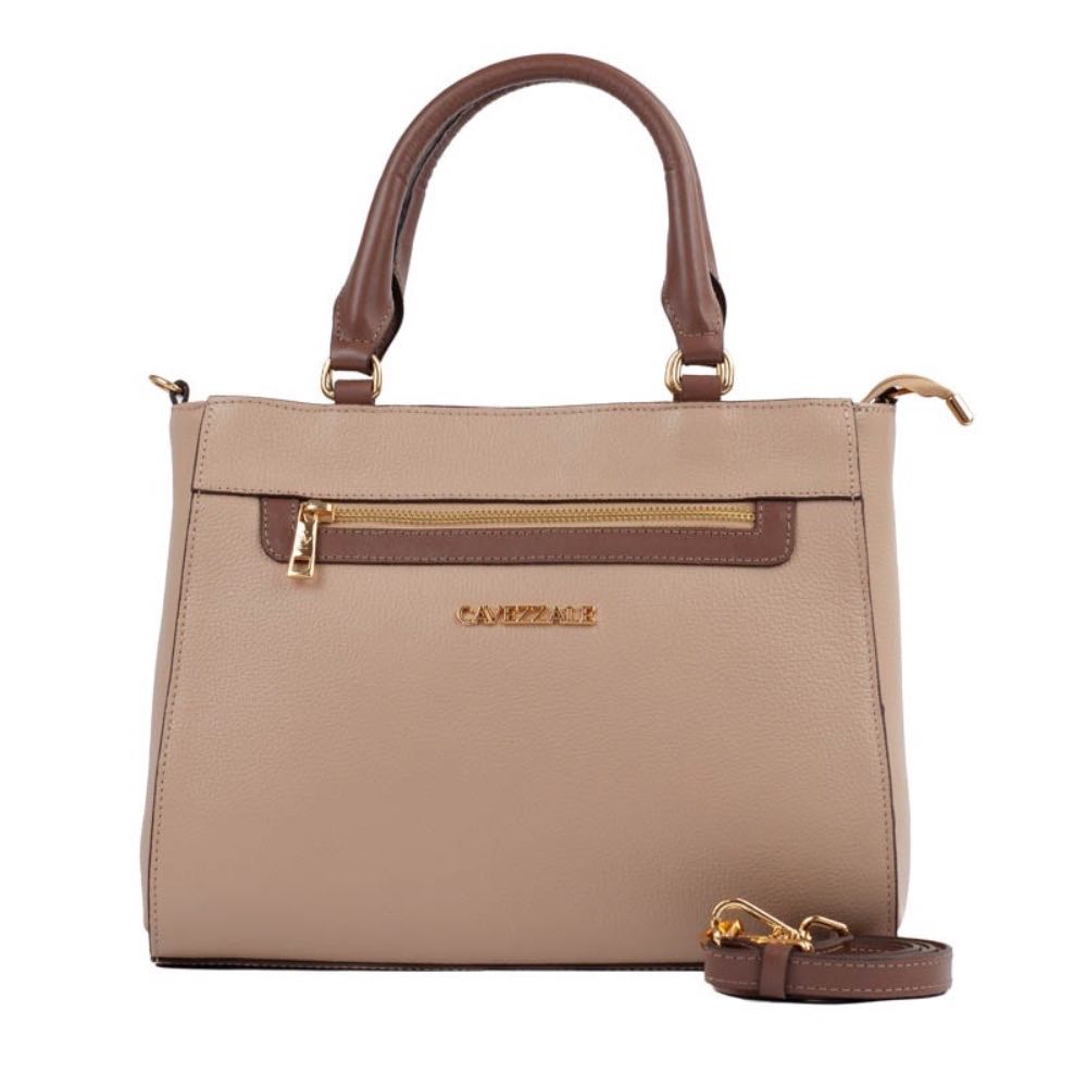 Bolsa de Couro Cavezzale Floter Crepe/Castor 105049