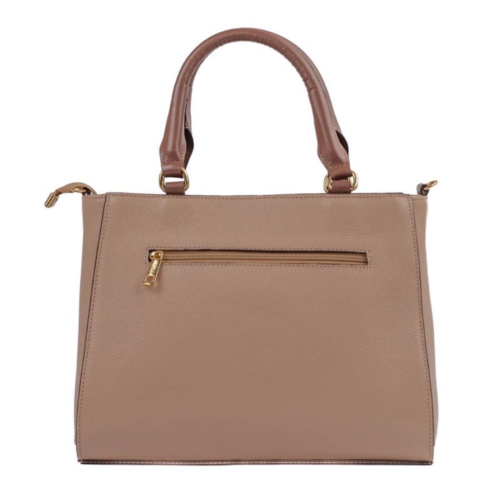 Bolsa de Couro Cavezzale Floter Crepe/Castor 105049