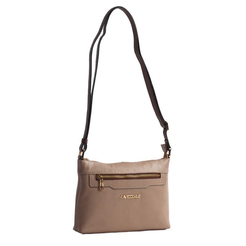 Bolsa de Couro Cavezzale Floter Crepe/Castor 105051