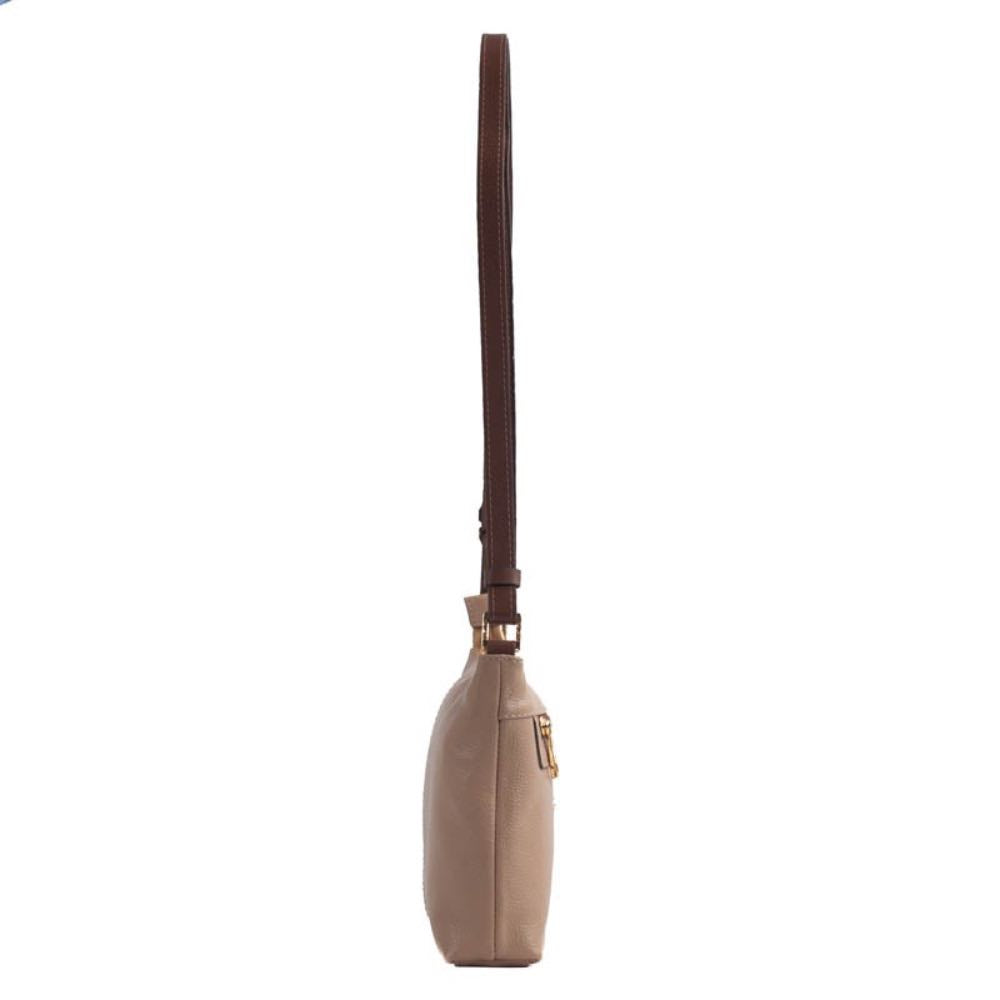 Bolsa de Couro Cavezzale Floter Crepe/Castor 105051