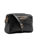 Bolsa Tiracolo Média de Couro Floter Cavezzale Preto 105052