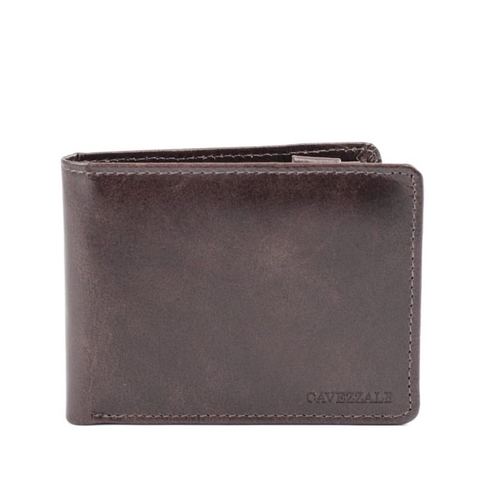 Carteira de Couro Masculina Cavezzale Marrom 050033