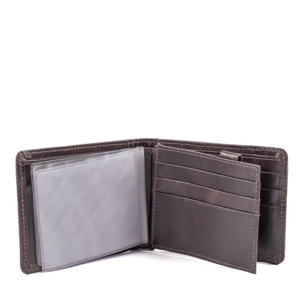 Carteira de Couro Masculina Cavezzale Marrom 050033