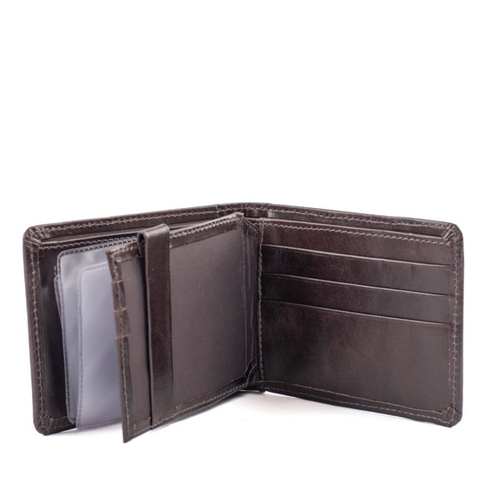 Carteira de Couro Masculina Cavezzale Marrom 050033