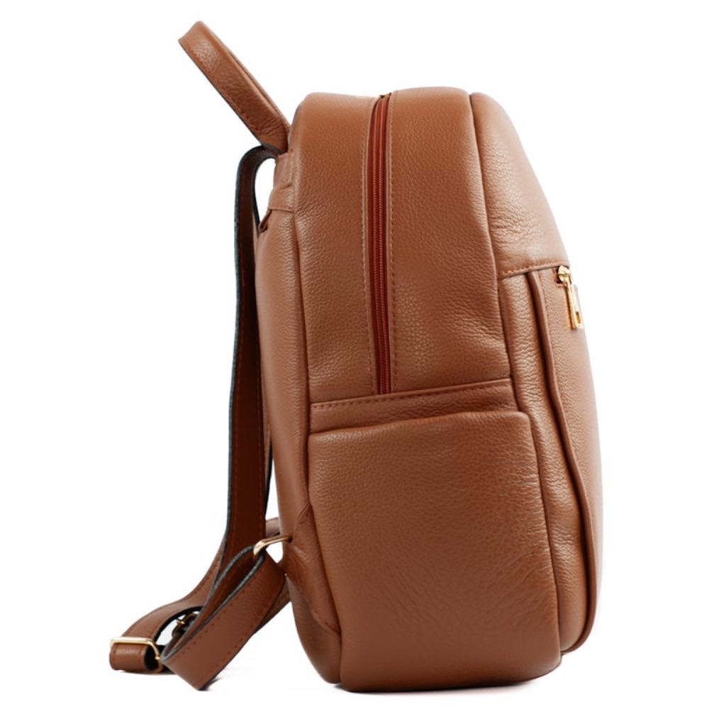 Mochila de Couro Soft Cavezzale Caramelo 105056 – cavezzale