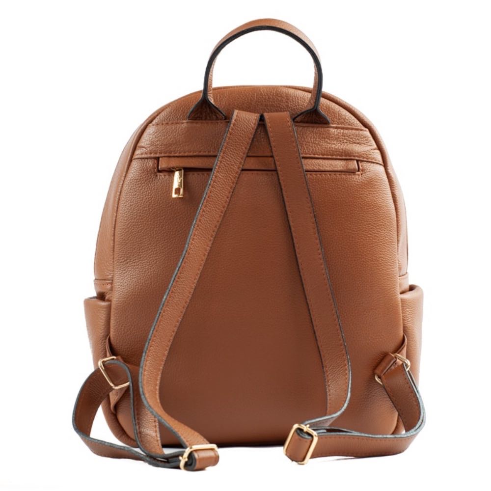 Mochila de Couro Soft Cavezzale Caramelo 105056