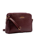 Bolsa Tiracolo Média de Couro Soft Cavezzale Vermelho 105059