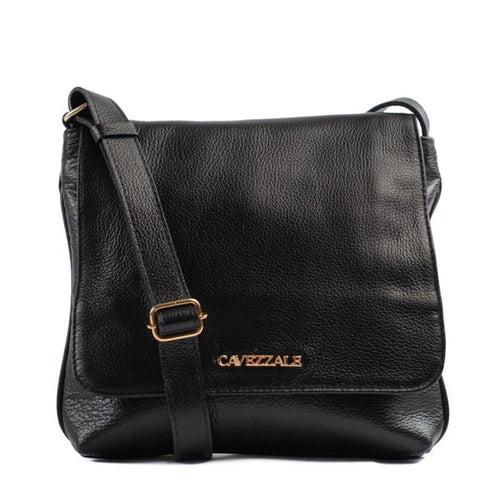 Bolsa Satchel Média de Couro Soft Cavezzale Preto 105061
