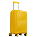 Mala de Viagem Pequena Cavezzale com Zíper Antifurto Firenze Polipropileno Amarelo 105118
