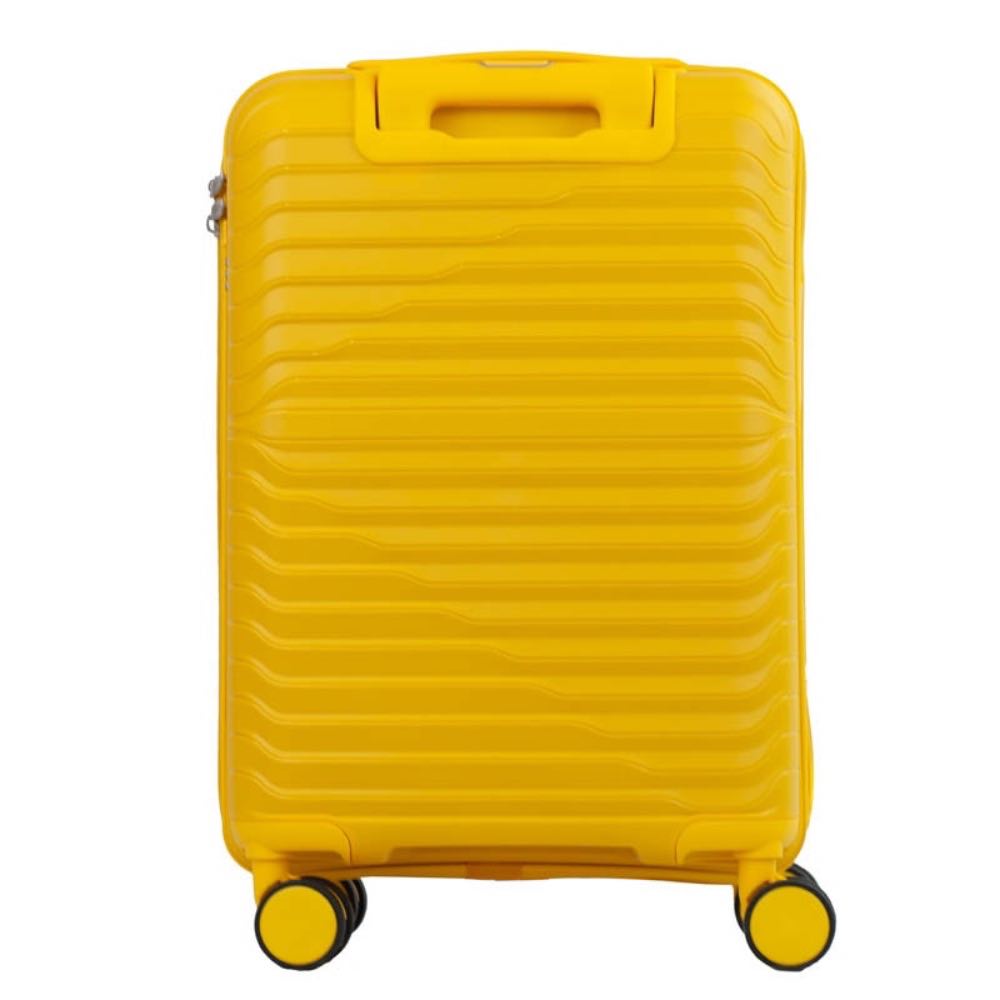 Mala de Viagem Pequena Cavezzale com Zíper Antifurto Firenze Polipropileno Amarelo 105118