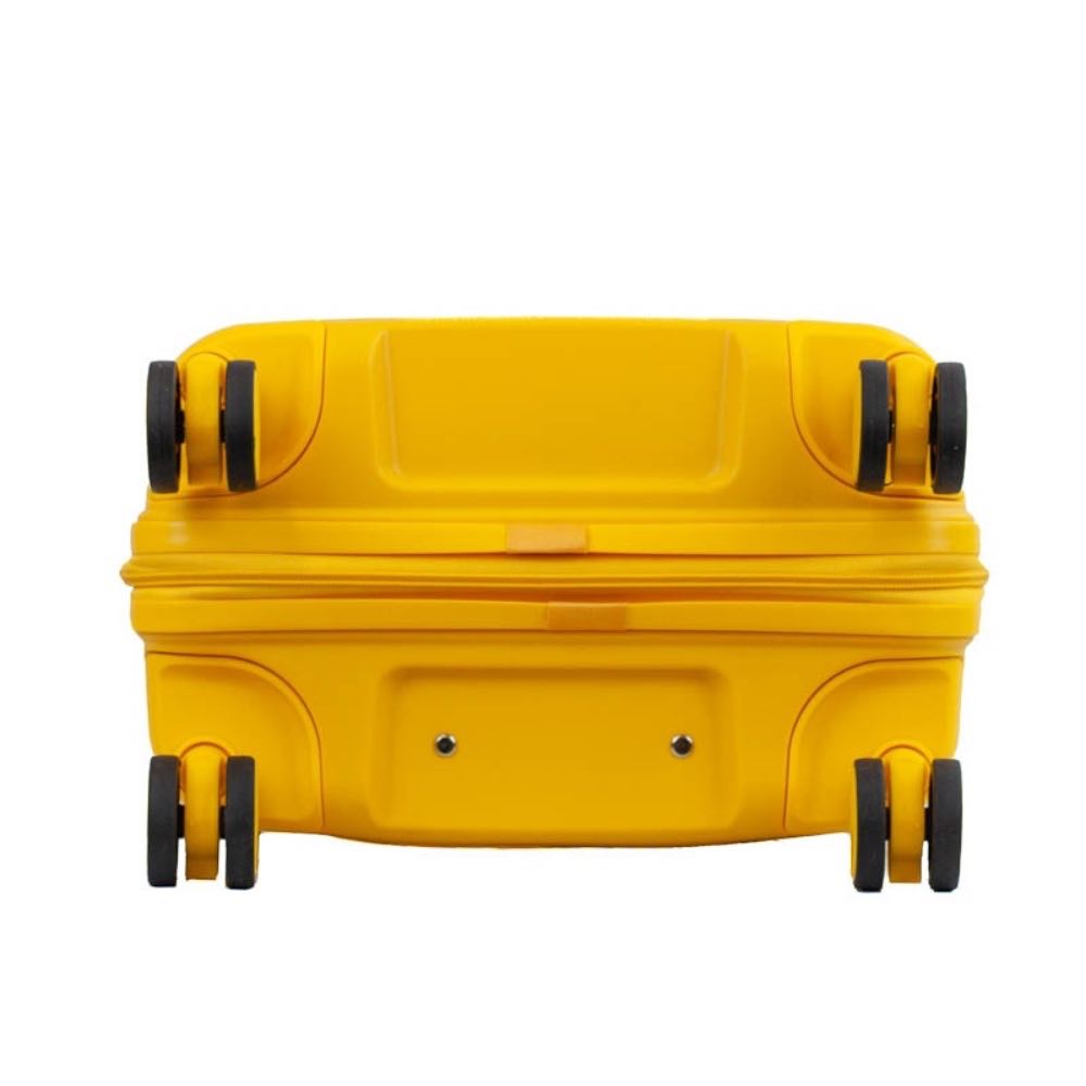 Mala de Viagem Pequena Cavezzale com Zíper Antifurto Firenze Polipropileno Amarelo 105118