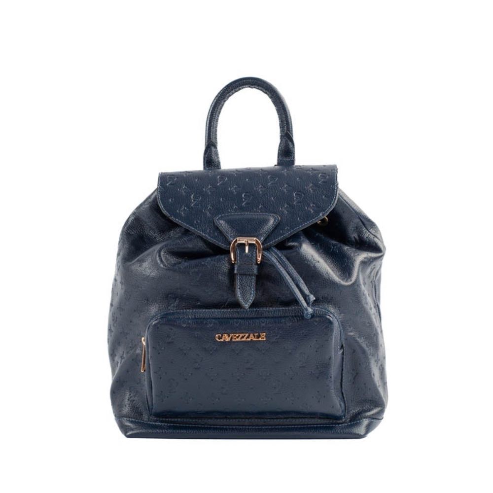 Mochila de Couro Floter Cavezzale Monograma Marinho 105146
