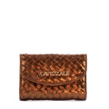 Carteira Feminina de Couro Metalizado Cavezzale Bronze 105279