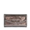 Carteira Feminina de Couro Metalizado Cavezzale Inox 105280