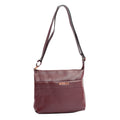 Bolsa Tiracolo Média de Couro Floter Cavezzale Burgundy 105308