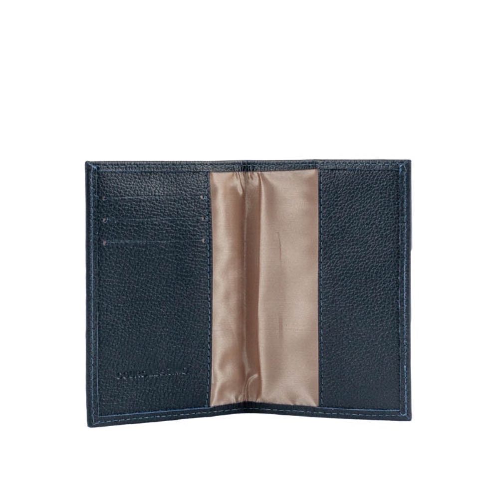 Porta Passaporte de Couro Fly Feminino Cavezzale Marinho 105313