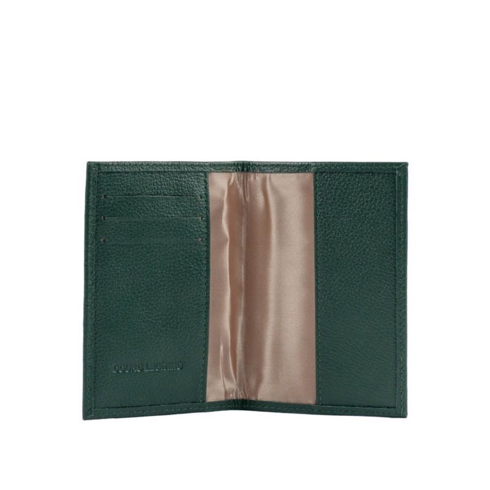 Porta Passaporte de Couro Fly Feminino Cavezzale Musgo 105313