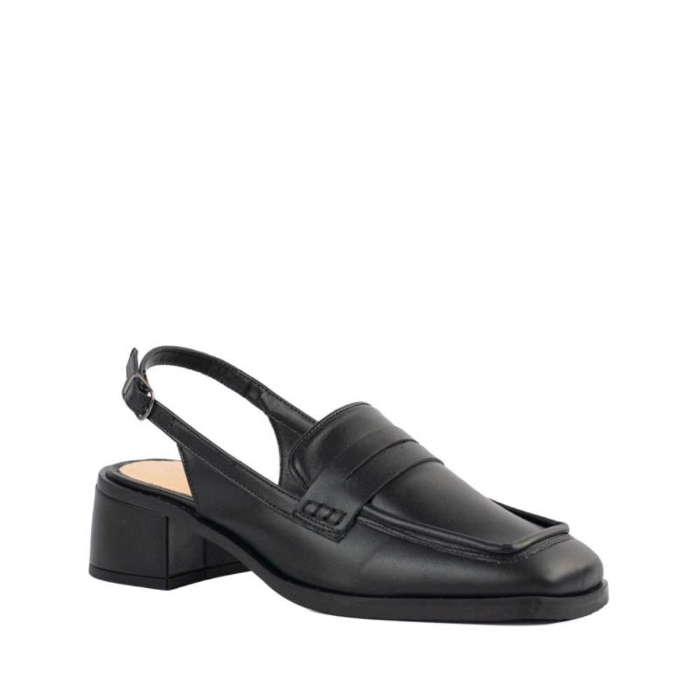 Slinback de Couro Veneto Cavezzale Preto 105101