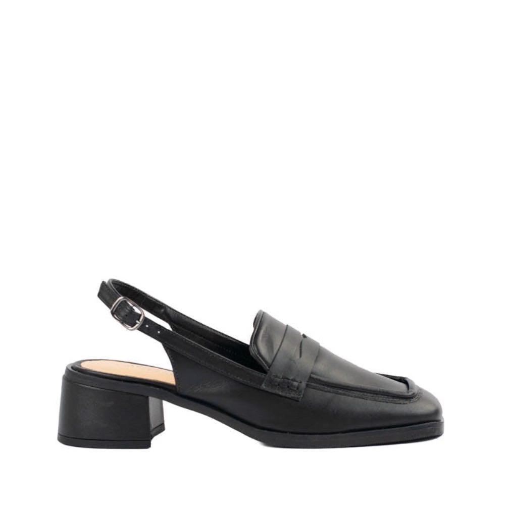 Slinback de Couro Veneto Cavezzale Preto 105101