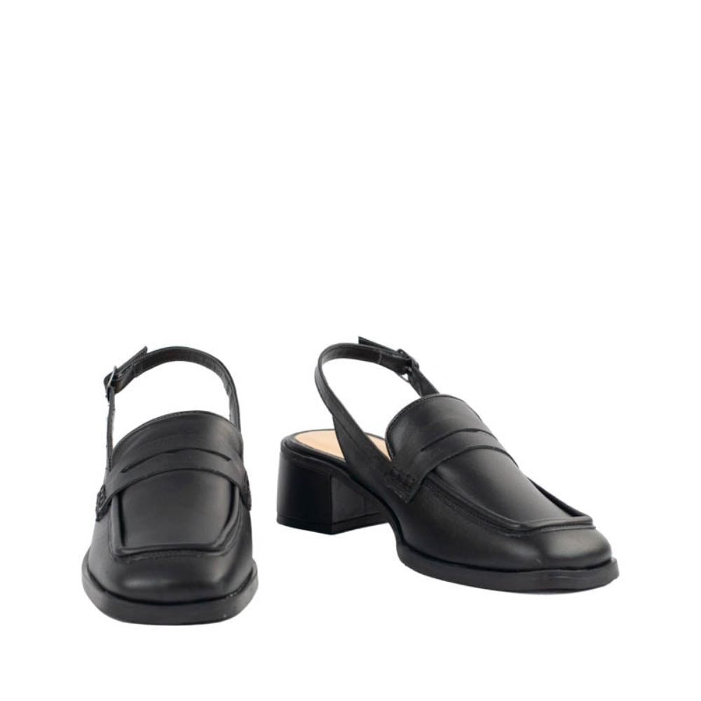 Slinback de Couro Veneto Cavezzale Preto 105101