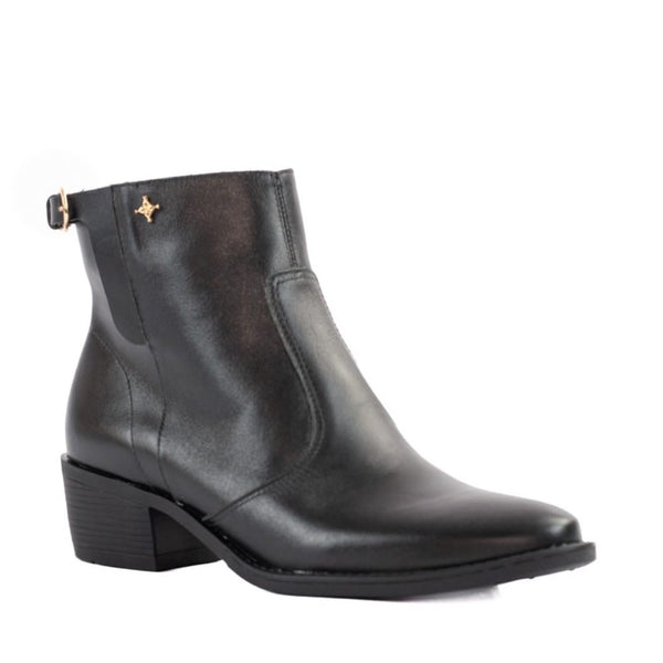 Bota de Couro Milano Cavezzale Preto 105198