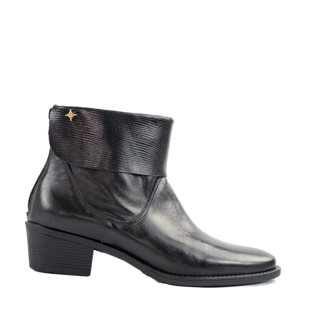 Bota de Couro Cavezzale Flow Preto 105199