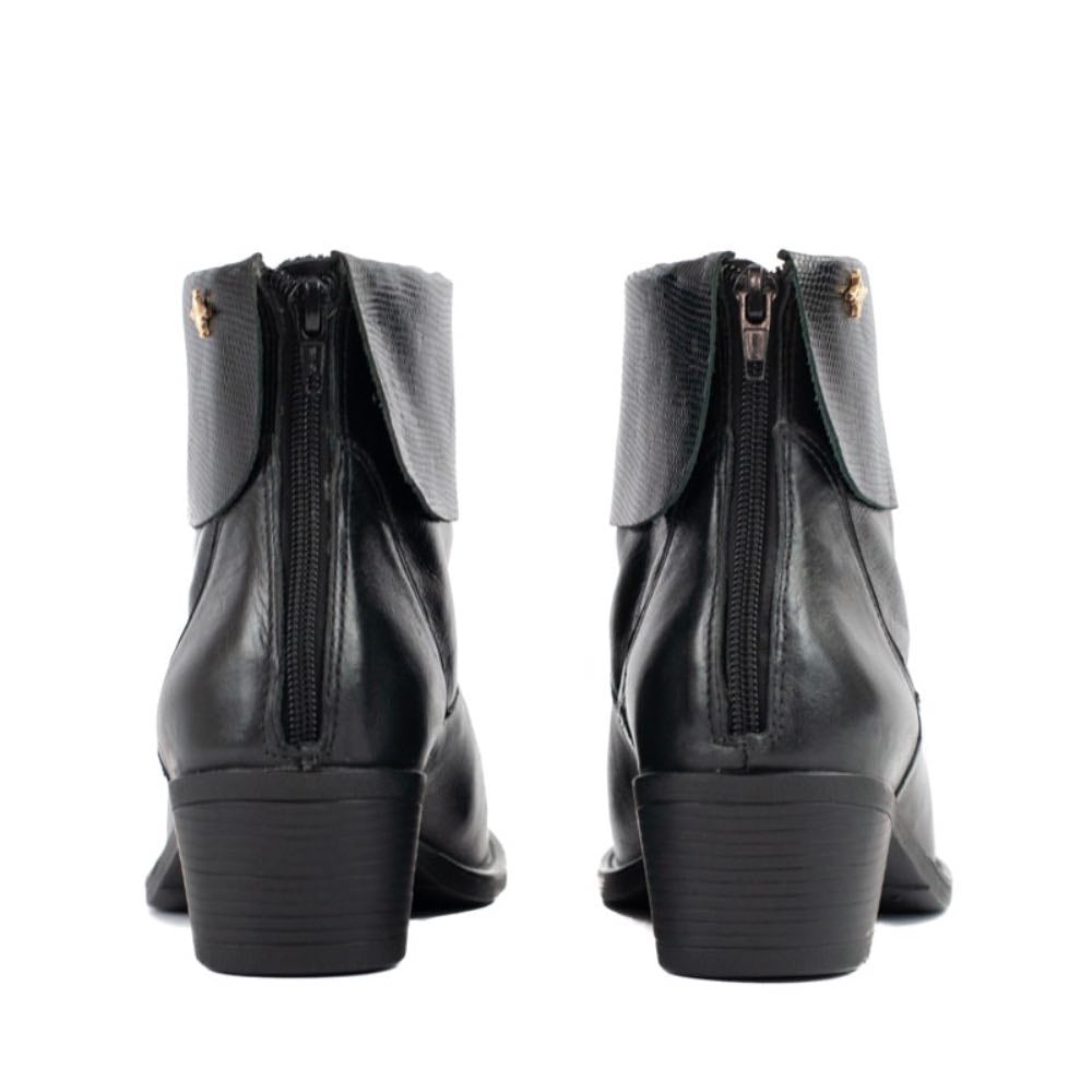 Bota de Couro Cavezzale Flow Preto Tamanho:35 105199