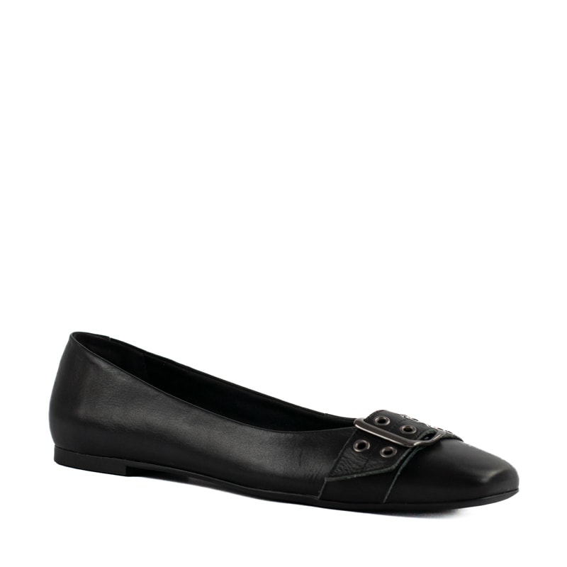 Sapatilha de Couro Cavezzale Atanado Preto 105254