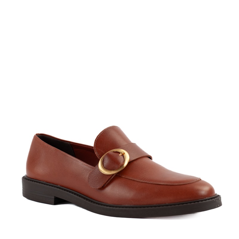 Mocassim de Couro Cavezzale Milano Pinhão 105266