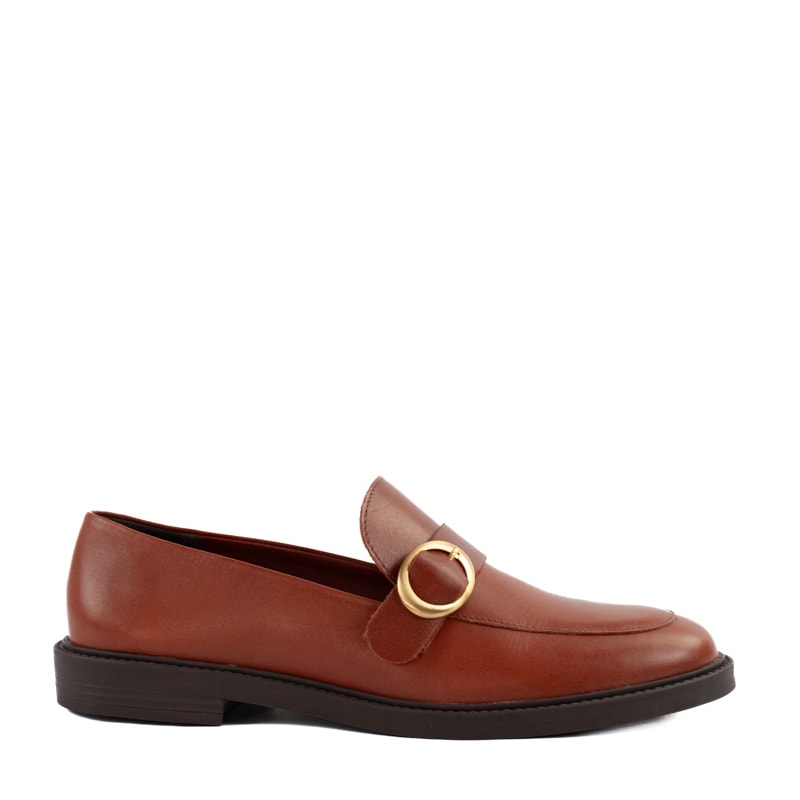 Mocassim de Couro Cavezzale Milano Pinhão 105266