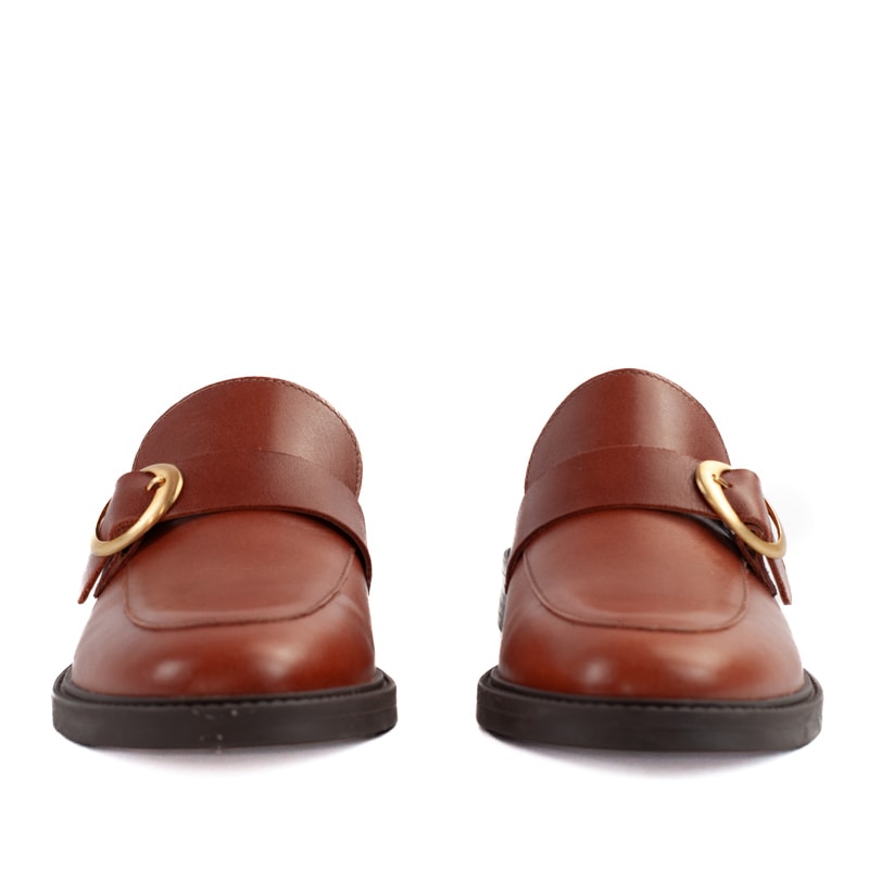 Mocassim de Couro Cavezzale Milano Pinhão 105266