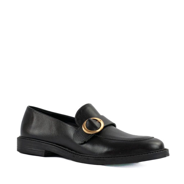 Mocassim de Couro Cavezzale Milano Preto 105266