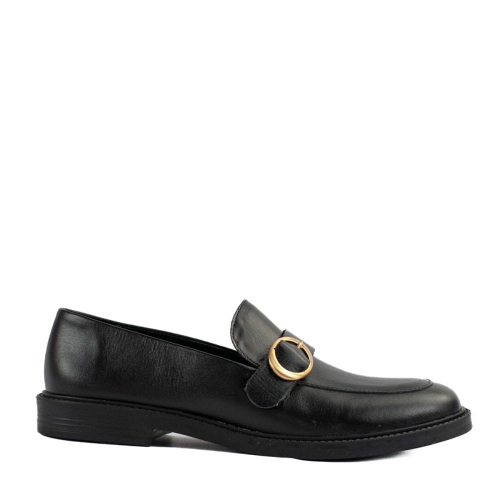 Mocassim de Couro Cavezzale Milano Preto 105266