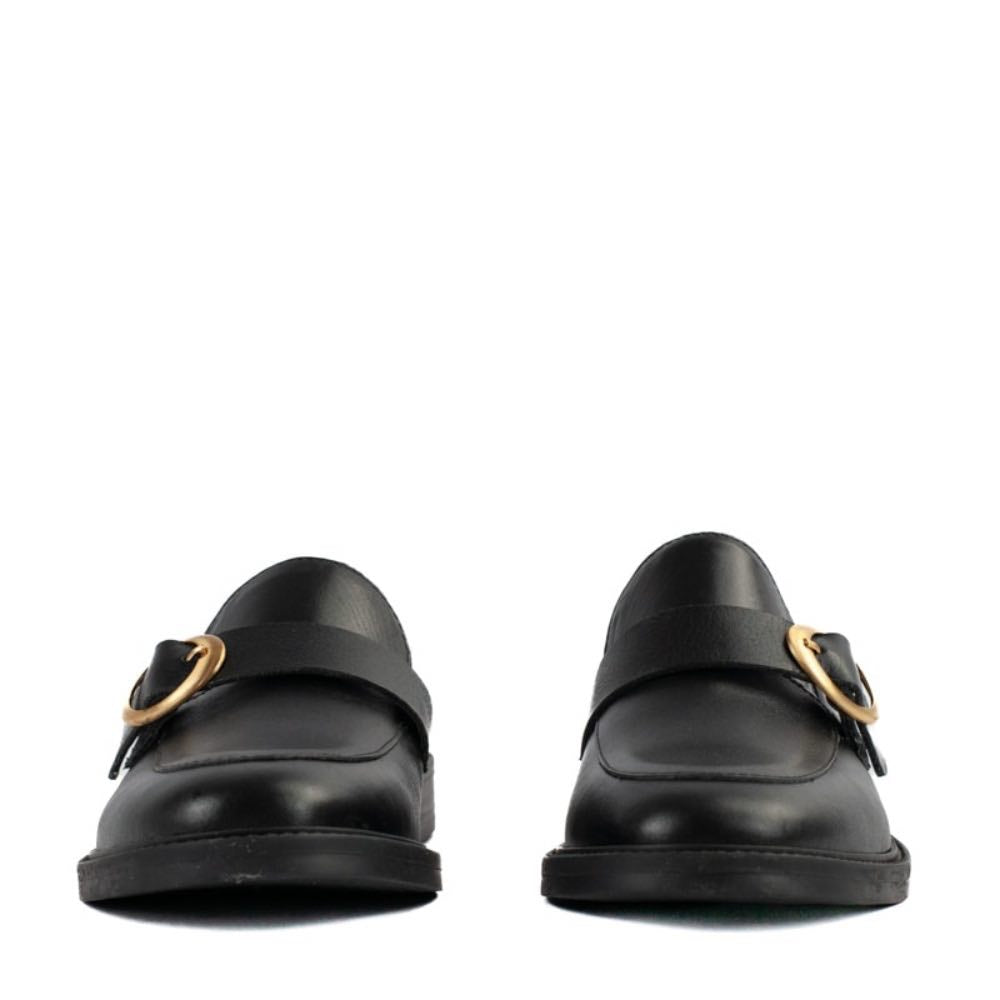 Mocassim de Couro Cavezzale Milano Preto 105266
