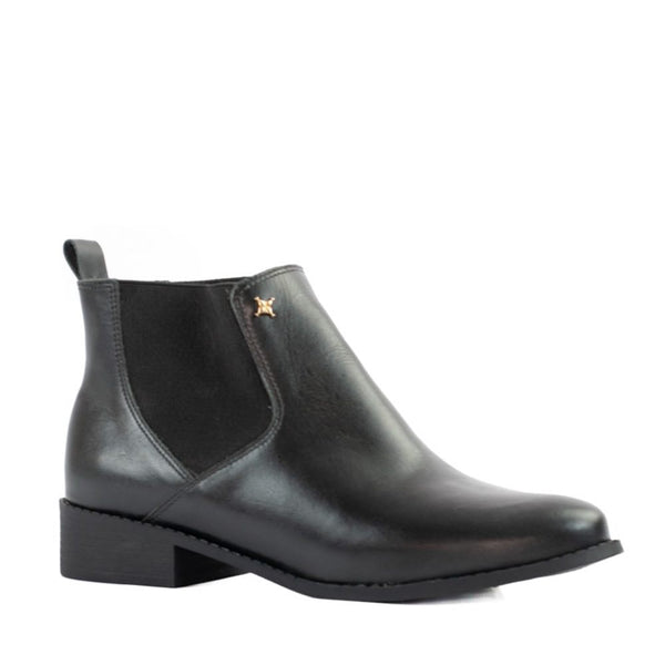 Bota de Couro Cavezzale Milano Preto 105268