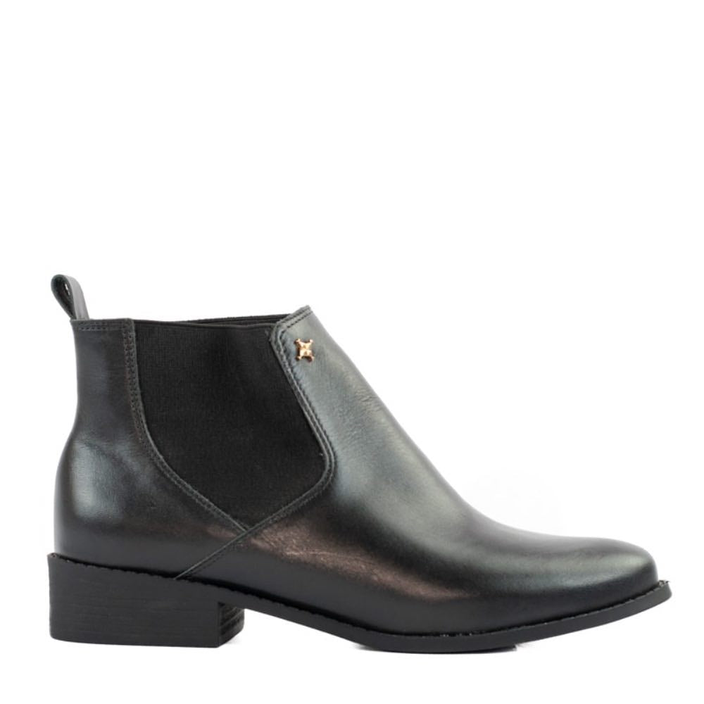 Bota de Couro Cavezzale Milano Preto 105268