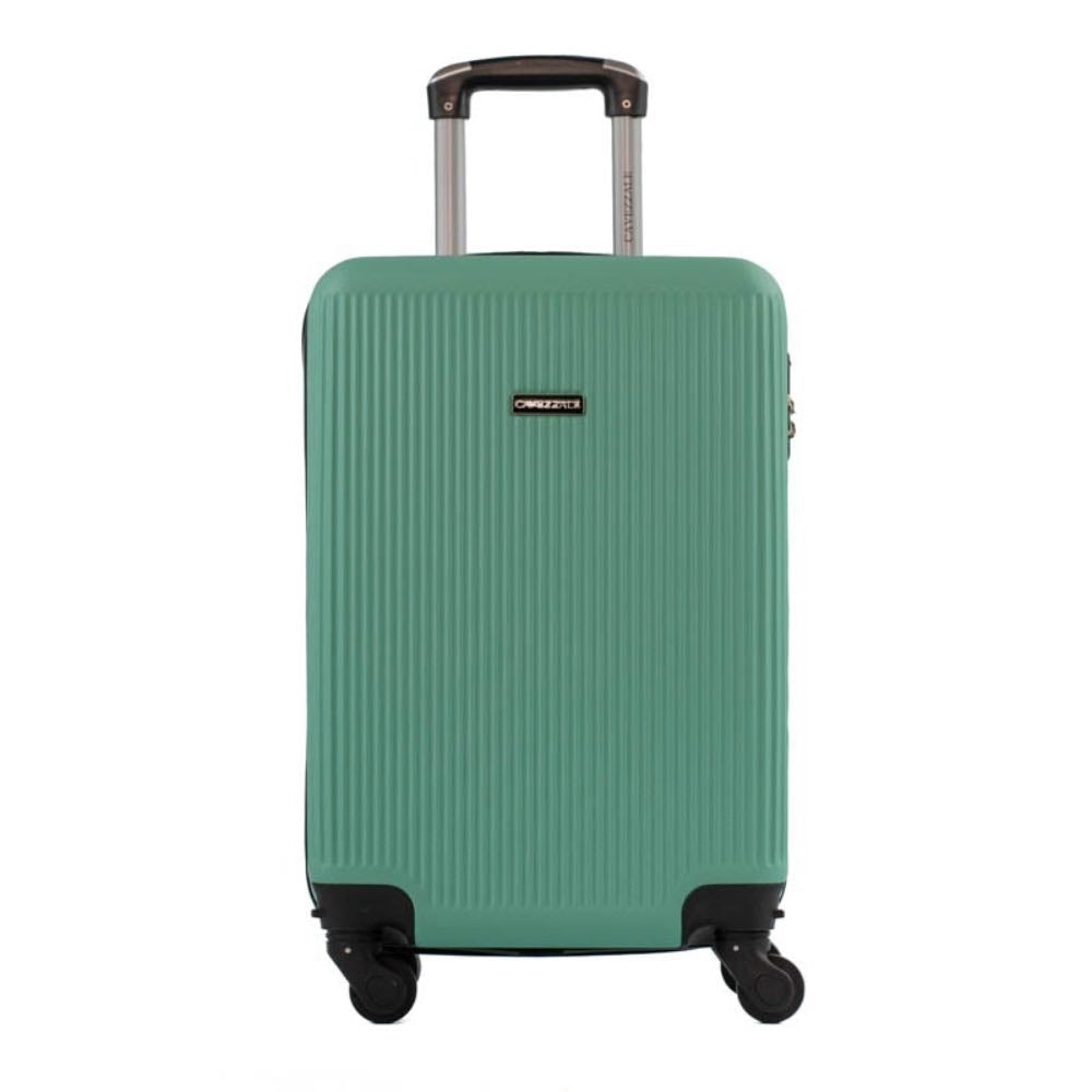 Mala de Bordo Cavezzale com Zíper Antifurto Capri ABS Verde 101716