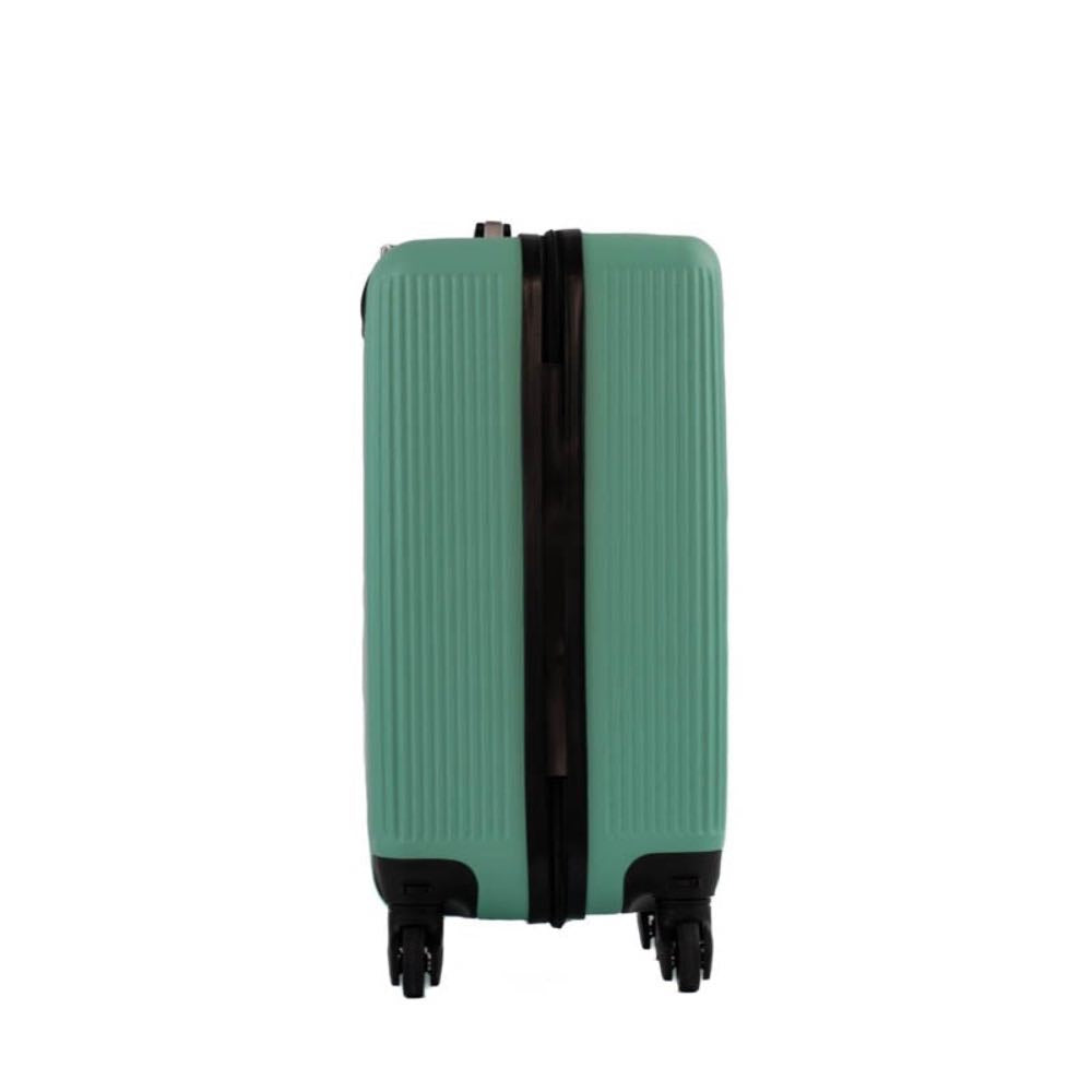 Mala de Bordo Cavezzale com Zíper Antifurto Capri ABS Verde 101716