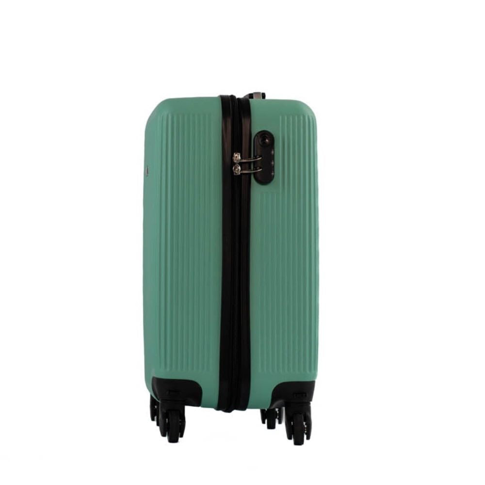 Mala de Bordo Cavezzale com Zíper Antifurto Capri ABS Verde 101716