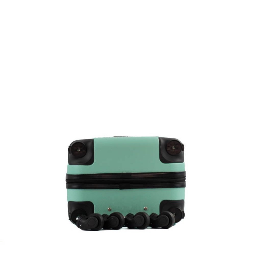 Mala de Bordo Cavezzale com Zíper Antifurto Capri ABS Verde 101716