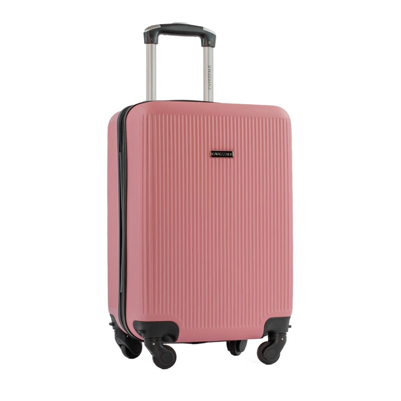 Mala de Bordo Cavezzale com Zíper Antifurto Capri ABS Rose 101716
