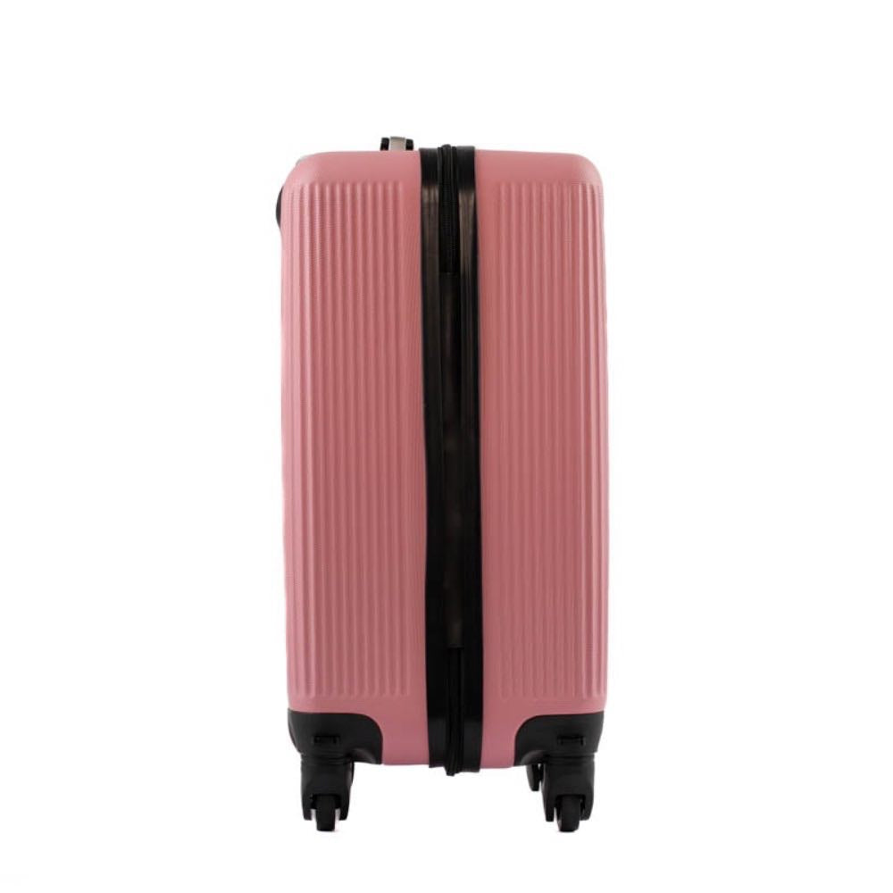 Mala de Bordo Cavezzale com Zíper Antifurto Capri ABS Rose 101716