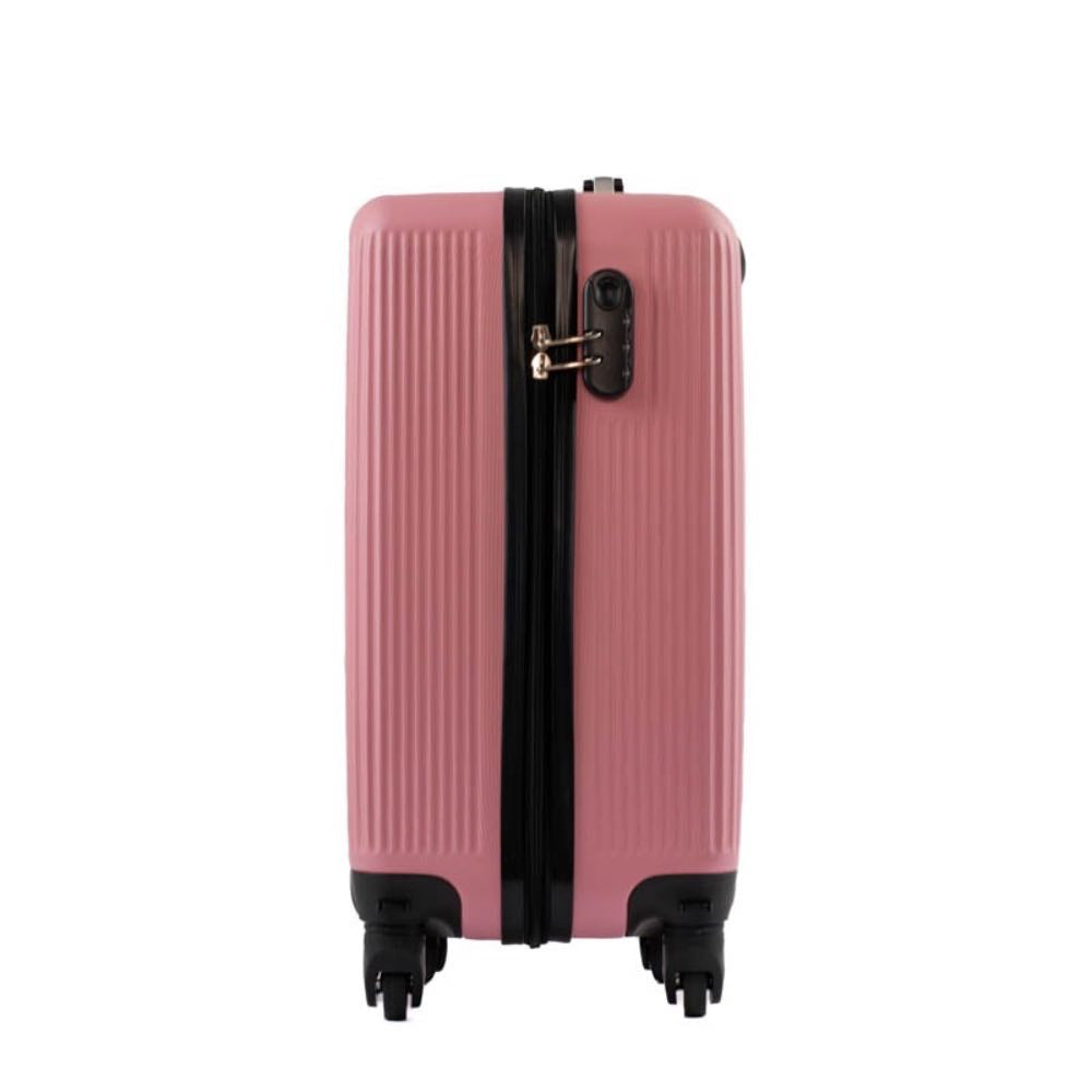 Mala de Bordo Cavezzale com Zíper Antifurto Capri ABS Rose 101716