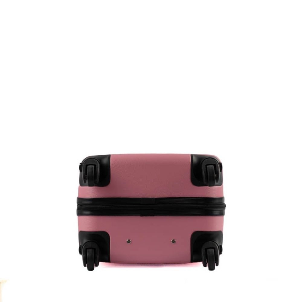 Mala de Bordo Cavezzale com Zíper Antifurto Capri ABS Rose 101716