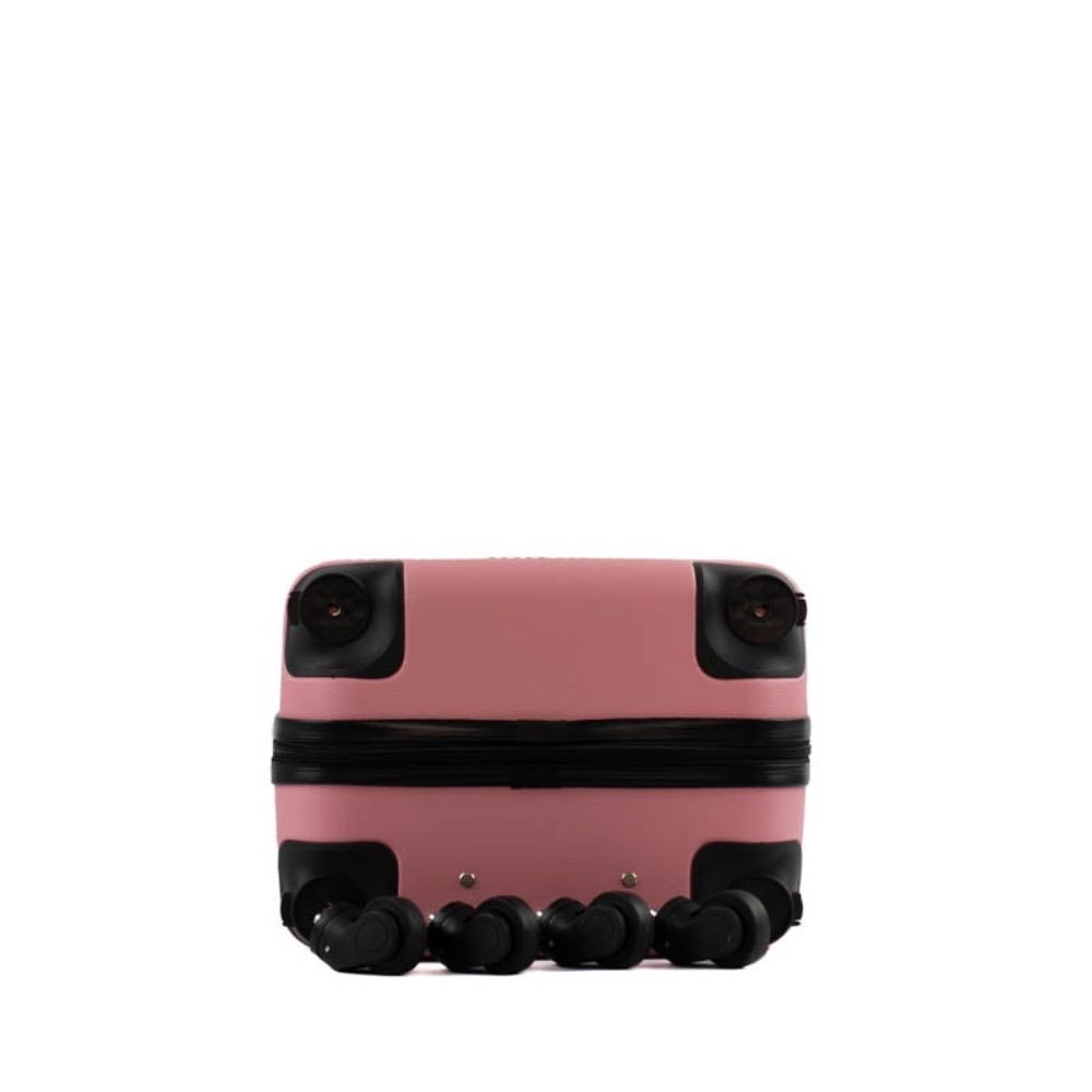 Mala de Bordo Cavezzale com Zíper Antifurto Capri ABS Rose 101716