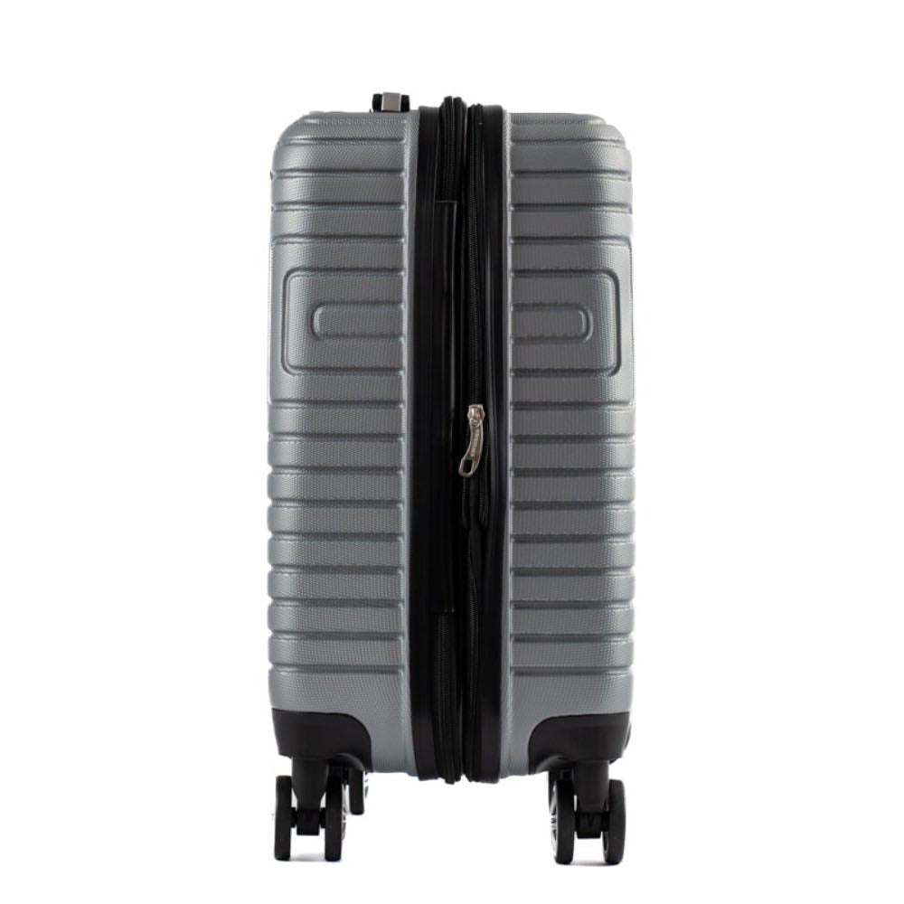 Mala de Viagem Pequena Cavezzale Milano Plus ABS Prata 105204