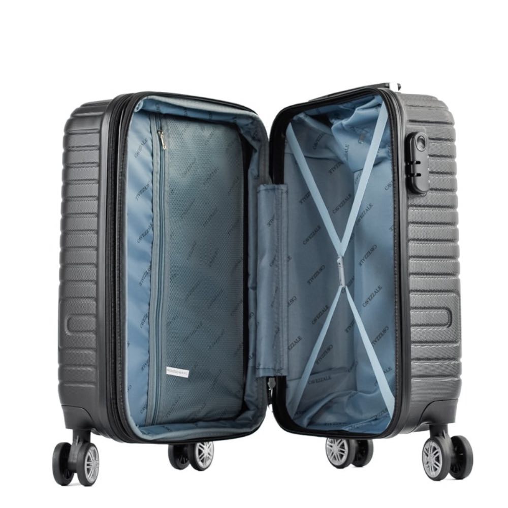 Mala de Viagem Pequena Cavezzale Milano Plus ABS Preto 105204