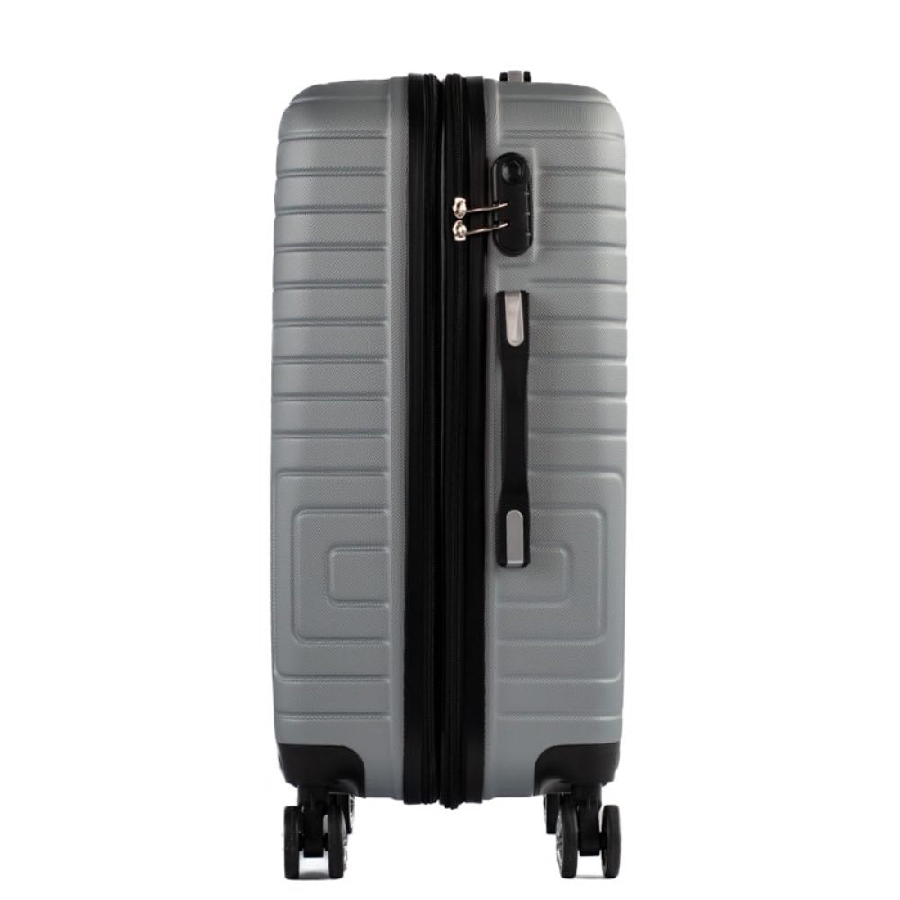 Mala de Viagem Grande Cavezzale Milano Plus ABS Prata 105206