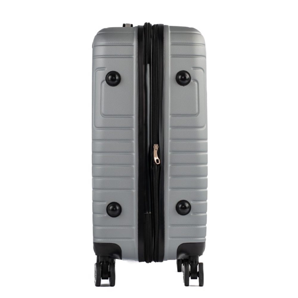 Mala de Viagem Grande Cavezzale Milano Plus ABS Prata 105206