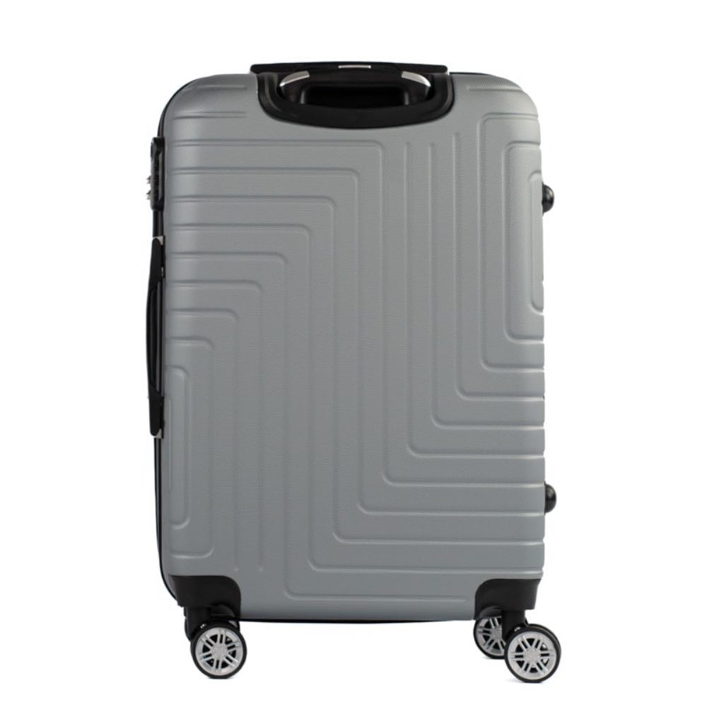 Mala de Viagem Grande Cavezzale Milano Plus ABS Prata 105206